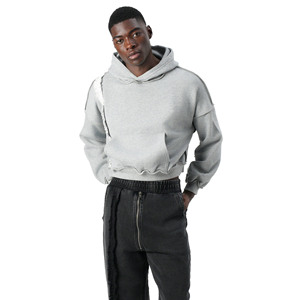 Sudadera con Capucha Personalizada con Logotipo OEM para Hombre, 100% Algodón, con Bolsillo, Corte Regular, Color Sólido, Impresión por Transferencia de Calor para Invierno - Product Image 4