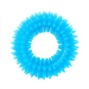 Juguete para perros Yommy Spiked Circle, anillo masticable de 15 cm para mascotas - Product Image 2