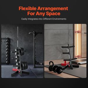 "Wooden Customized Packaging L-Frame Weight <b>Plate</b> <b>Rack</b> for 2 Inch Weight <b>Plates</b> 500 Lbs Load Capacity" - Product Image 6