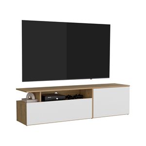 Virgil 60 \ "TV Stand con 2 porte e 4 ripiani 60 \" capacità TV - Product Image 1