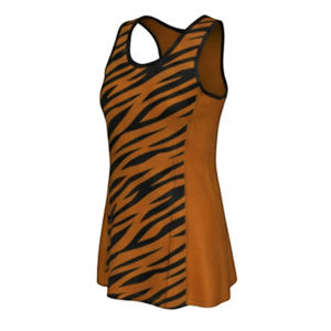 Tenue de netball sublimée pour l'entraînement et les matchs |   Uniforme de netball par sublimation avec logo, nom et numéro de l'équipe |   Polyester respirant - Product Image 6