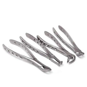 Lot de 4 forceps d'extraction dentaire à préhension profonde, anti-traumatiques, à pointe diamantée, à prix réduit, très demandés - Product Image 2