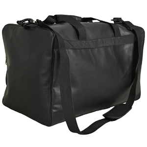 Bolsa de Viaje Deportiva de Poliéster Impermeable Ligera de Cuero PU Negro para Hombre, Bolsa Deportiva Personalizada - Product Image 1