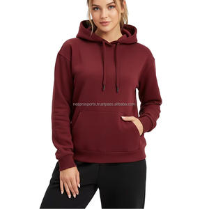 Nouveauté Sweat-shirt à capuche unisexe en molleton de coton à manches longues, coupe courte, confortable, ample, tissu écologique - Product Image 6