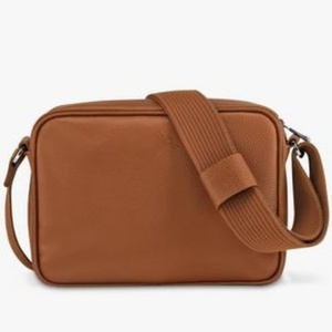 Vintage Style Premium Brown Leather Crossbody Chest Bag Durable Multi Pocket <b>Sling</b> <b>Shoulder</b> Bag Adjustable Strap Bulk Supply - Product Image 6