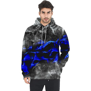 Customized Winter Hoody <b>Jacket</b> for Men Polyester <b>Fleece</b> with Embroidery & Digital Printing - Product Image 3