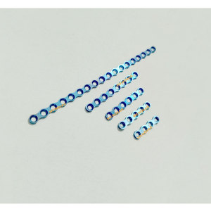 Placas de Titanio Azules para Cirugía Maxilofacial de 7 Orificios, Instrumentos Quirúrgicos - Product Image 2