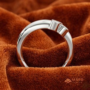 Moissanite <b>Ring</b> Round Marquise Bezel Open Wrap Band 925 Sterling <b>Silver</b> <b>Statement</b> <b>Ring</b> Women Fine Jewelry Luxury Design - Product Image 2