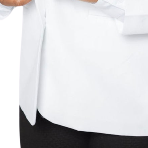<b>White</b> Blazer <b>for</b> <b>Women</b> Elegant Tailored Lapel <b>Jacket</b> Long Sleeve Formal Business Casual Office Wear Stylish Ladies Fashion - Product Image 2