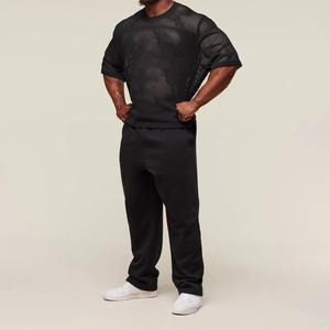Camiseta Deportiva de Malla para Hombre con Logotipo Personalizado, Ligera, Transpirable, para Entrenamiento Deportivo, Ropa Urbana de Moda para Verano - Product Image 3