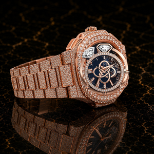 Custom Luxury Moissanite <b>Watch</b> Men Full <b>Diamond</b> Stainless Steel Quartz Wristwatch - Product Image 2