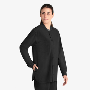 Winters New Arrival Wholesale Hot Selling Longline <b>Plus</b> <b>Size</b> Lab Coat Custom Color Breathable Women's <b>Scrub</b> Jackets Hospital Use - Product Image 6