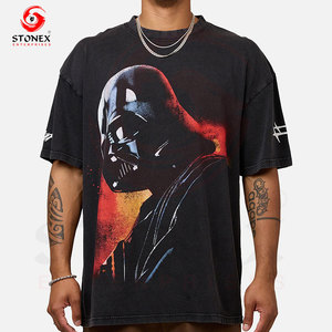 Nouveau T-shirt Homme Oversize Tendance Printemps-Été, Luxe, Mode, Uni, Manches Courtes, Imprimé, Décontracté, 100% Coton - Product Image 1