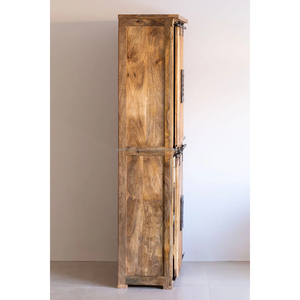 Nouvelle planche latérale en bois moderne faite à la main avec 2 portes coulissantes avec 2 tiroirs en bois et avec rangement en bois avec meubles de rangement - Product Image 3