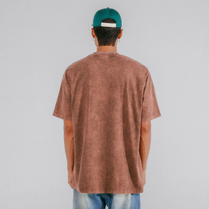 เสื้อยืดคอกลมแขนสั้นผู้ชายสีน้ำตาลฟอก ปี 2026 ผ้าฝ้าย 100% ทรงปกติ สวมใส่สบาย พิมพ์ลายการ์ตูนด้านหน้า สไตล์ฮิปฮอป - Product Image 4