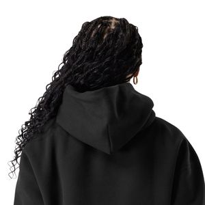 Women's Black Oversized Pullover <b>Hoodie</b> Long Sleeve Fleece Sweatshirt Casual Gym <b>Workout</b> Activewear Relaxed Fit <b>Hoodie</b> - Product Image 5