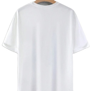 T-shirt pour homme en coton lourd, noir, adultes, 100% coton, séchage rapide, respirant, manches courtes, col rond, décontracté - Product Image 1