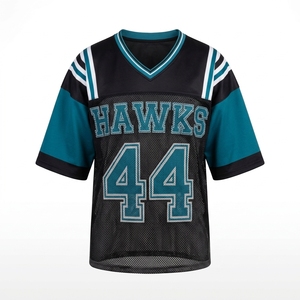 Hawks 44 Women Stylish Streetwear Mesh Football Jersey Breathable Polyester Shirt Unisex Lightweight Mesh Shirts - Product Image 4