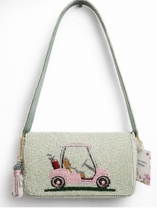 Sac de soirée perlé fait main, motif floral géométrique, pochette à rabat pour fête et mariage - Product Image 1
