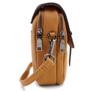 Genuine Leather Crossbody Phone Bag Women Lightweight Zipper Shoulder Purse <b>Adjustable</b> <b>Strap</b> Daily Travel - Product Image 3