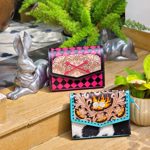 Auténtica Bolsa de Mensajero de Cuero Genuino para Mujer, Estilo Bohemio, Hecha a Mano, Resistente, Elegante, 100% Cuero Genuino - Product Image 1