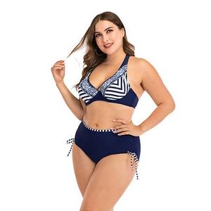 Conjunto de Bikini para Mujer con Tirantes Ajustables, Copas Suaves, Braguita de Cobertura Completa, Impermeable, de Secado Rápido, Anti-UV, Cómodo, Estampado - Product Image 3