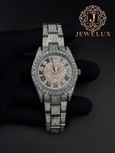 Reloj de Lujo con Diamantes de Moissanita para Hombre, Estilo Hip Hop, Resistente al Agua, para Uso Diario y Eventos Especiales, en Venta - Product Image 2