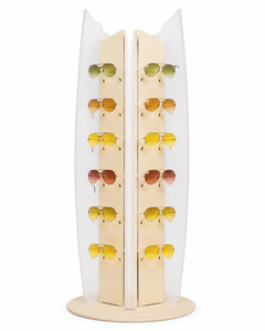 Modern Washable Freestanding for Plastic <b>Corner</b> Shelf Optical Display <b>Stand</b> for Eyewear and Sunglass Retail Stores - Product Image 3