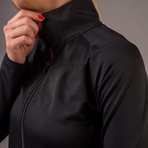 Custom Logo Printed Breathable Lightweight Plus Size Women's Sports Zip Top Gym Yoga <b>Workout</b> Fitness <b>Jacket</b> - Product Image 2