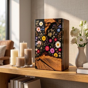 Natural Resin Eco-Friendly Durable Cremation Urn for Baby and <b>Pet</b> Memorial Keepsake - Product Image 3