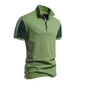 Camiseta Deportiva Hakim Sports 100% Algodón para Hombre, Corte Holgado, Anti-Pilling, Estampada a Rayas, Manga Corta, 220 Gramos, Servicio OEM Frontal - Product Image 2