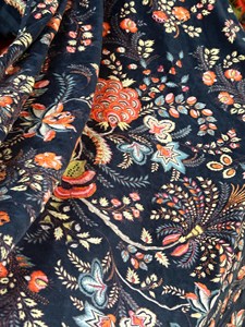 Tela de terciopelo de algodón con estampado floral, estilo indio, para tapicería, acolchado y decoración, tela de alta calidad, terciopelo natural de lujo - Product Image 6