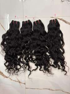 Extensiones de Cabello Humano Indio Virgen 100% Sin Procesar, Paquetes de Cabello de Templo, Precio de Fábrica al Por Mayor - Product Image 2