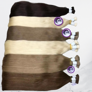 Extensions de cheveux humains Remy en vrac pour tressage et fabrication de perruques - Product Image 1