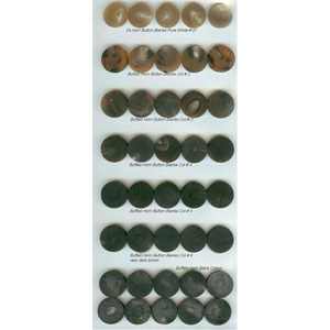 Boutons à pression en corne de buffle véritable de style plat avec motif de paillettes, couleur corne naturelle, fabriqués en Inde par TIMELESS CRAFT - Product Image 2