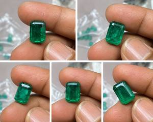 Diamant naturel de 3,25 carats, pierre brute, couleur verte, taille émeraude, certifié IGI, clarté VS, design excellent pour la fabrication de bijoux - Product Image 6