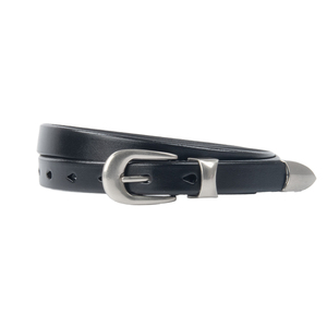 Ceinture en cuir de vachette pour femme, boucle ardillon en alliage, durable, imperméable, légère, motif uni, pour adolescentes, longueur et largeur personnalisables - Product Image 6
