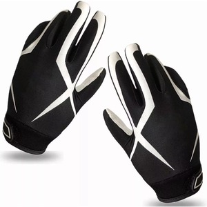 Gants de football américain personnalisés |   Gants antidérapants à paume adhésive pour jeunes et adultes |   Gants de sport de performance professionnelle - Product Image 1