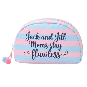 Stay Flawless Makeup Bag Cosmetic Organizer Zipper Pouch Travel Beauty <b>Storage</b> Case Portable <b>Toiletry</b> Bag Daily Use - Product Image 1