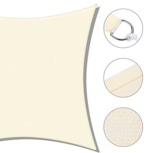 Vela Parasole Rettangolare Bianca 22 x 23 - Eleganti Vele e Reti Ombreggianti per Esterni - Product Image 6
