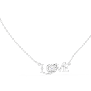 INFINITY LOVE NAZAR LAB GROWN DIAMOND <b>PENDANT</b> SET IN 18KT <b>SOLID</b> WHITE <b>GOLD</b> FOR ENGAGEMENT PARTY VALENTINE GIFT DAILY WEAR - Product Image 1
