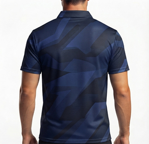 Camiseta Polo con Cuello y Estampado por Sublimación Completa, Uniforme de Trabajo Unisex, Polo de Golf, Ropa Deportiva, Polo con Logotipo Personalizado - Product Image 3
