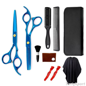 Tijeras Profesionales para Adelgazar el Cabello, Hoja de Acero Inoxidable, 26 Dientes, para Diestros, Mango Largo, Uso en Salón - Product Image 4
