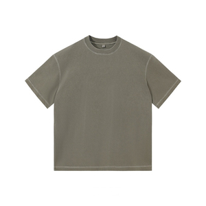 Camiseta de Hombre Oversize Vintage con Lavado Ácido, 100% Algodón, Cuello Redondo, Manga Corta, Personalizable con Logotipo, Estilo Urbano - Product Image 5