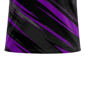 Camiseta de Baloncesto Morada y Negra para Hombre, Sin Mangas, Uniforme de Equipo, Rendimiento Atlético, Transpirable, para Entrenamiento y Partidos Deportivos - Product Image 4