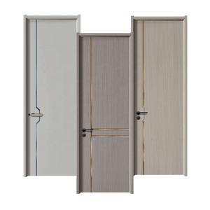 Portes intérieures pré-montées en WPC composite bois, insonorisées et étanches, pour projets commerciaux, à vendre - Product Image 2