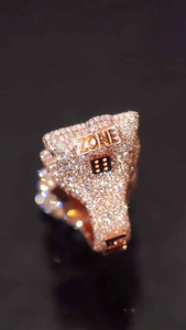 Moissanite Zone <b>Ring</b> Iced Out Luxury Hip Hop Statement Jewelry <b>Mens</b> Fashion <b>Ring</b> - Product Image 5