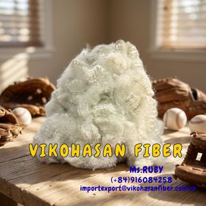 Fibra de Poliéster Virgen Hueca 4D HD Blanca sin Silicona Vikohasan PSF, Material de Relleno Seco, Certificado OEKO-TEX, Venta al por Mayor - Product Image 5