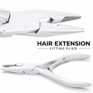 Pince à extensions capillaires en gros, outil professionnel de pose de micro-anneaux et de sertissage pour salon de coiffure - Product Image 1