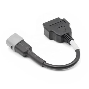 Câble adaptateur de diagnostic moto Suzuki 6 broches vers OBD2 16 broches A0162 |   Connecteur de scanner ECU - Product Image 3